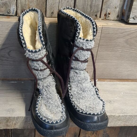 Vintage Snowland Cozy Winter Boots Women's Size 9 - Picture 2 of 12